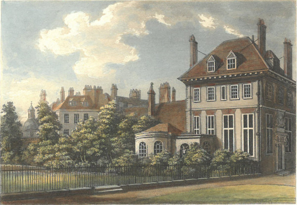 Colour print of New Inn by S. Ireland, 1800 (MT/19/ILL/A/A7/2)