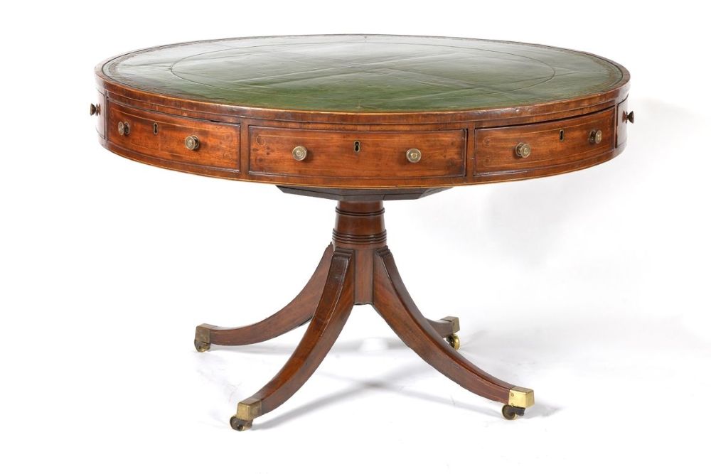 Regency drum table purchased with a bequest from Master Mackinnon
