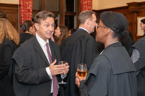 Guests enjoying the reception