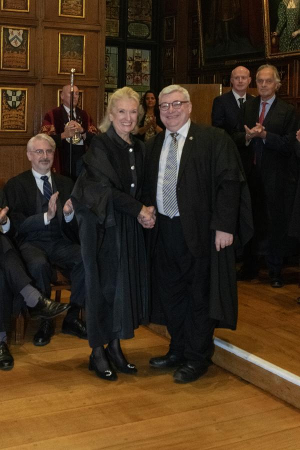 HHJ Angela Morris and Master Treasurer 