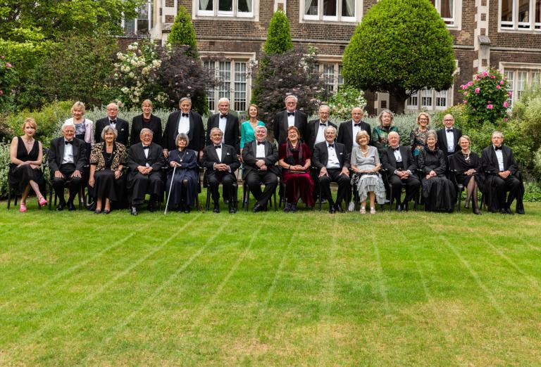 Former Treasurers and their spouses, together with the widows of three former Treasurers
