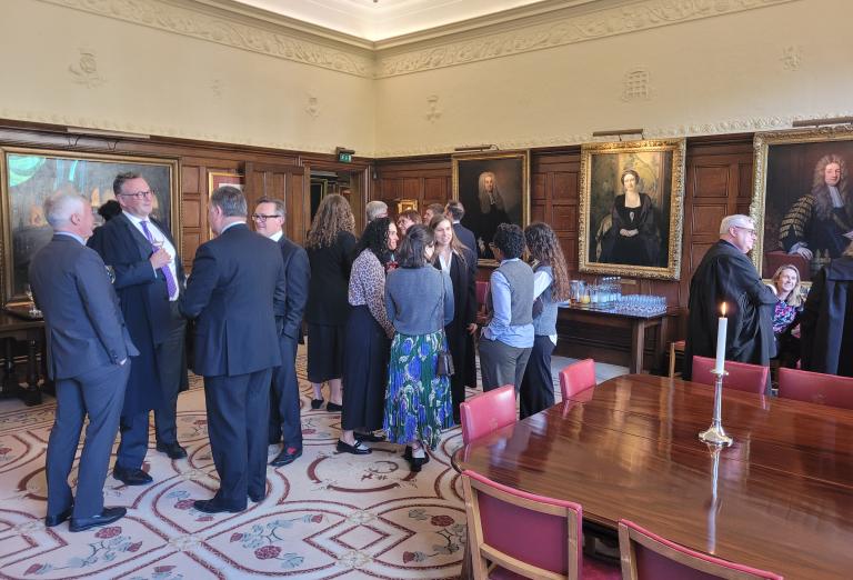 Guests at reception