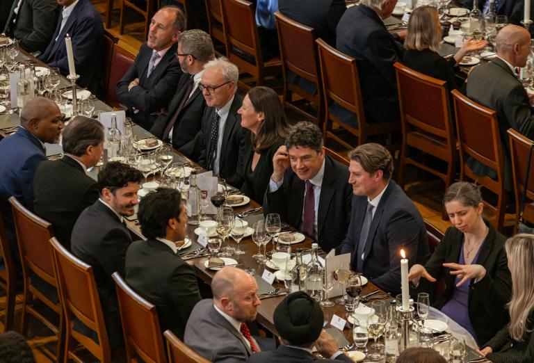 Deep in conversation