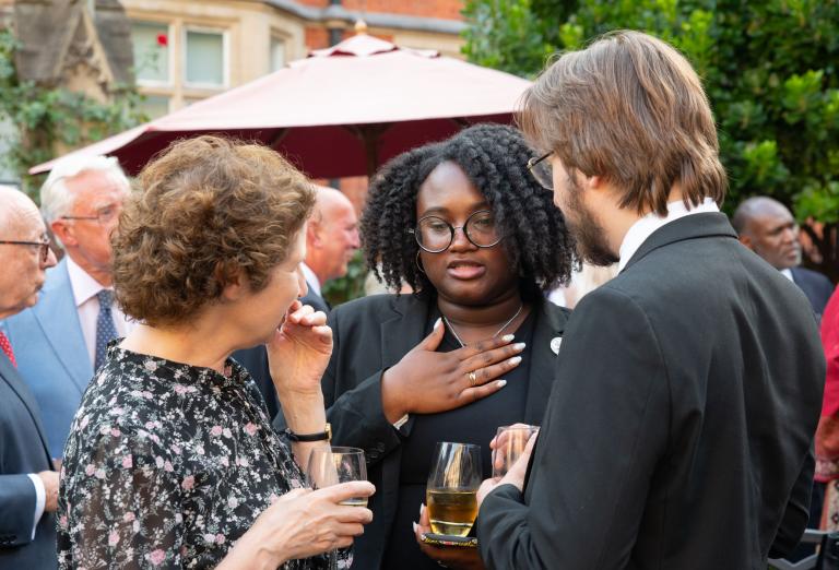 Guests at the reception 