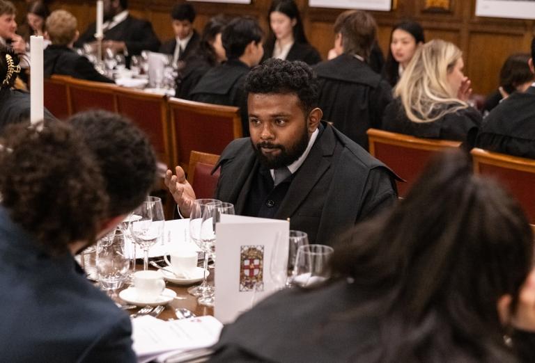 Guests at moot dinner 