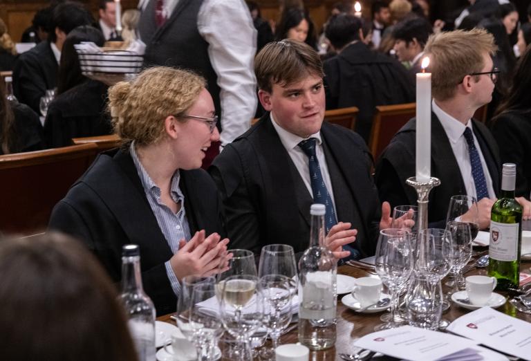 Guests at moot dinner 