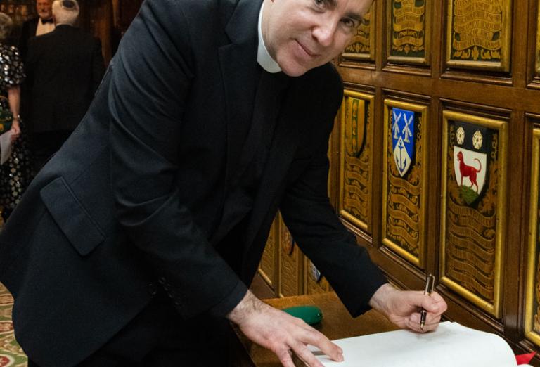 The new Master of the Temple, The Revd Dr Andrew Bowyer