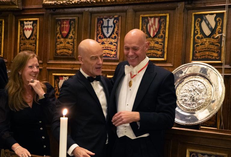 The Rt Hon Lord Justice Fraser and his TV doppelganger, Pip Torrens 
