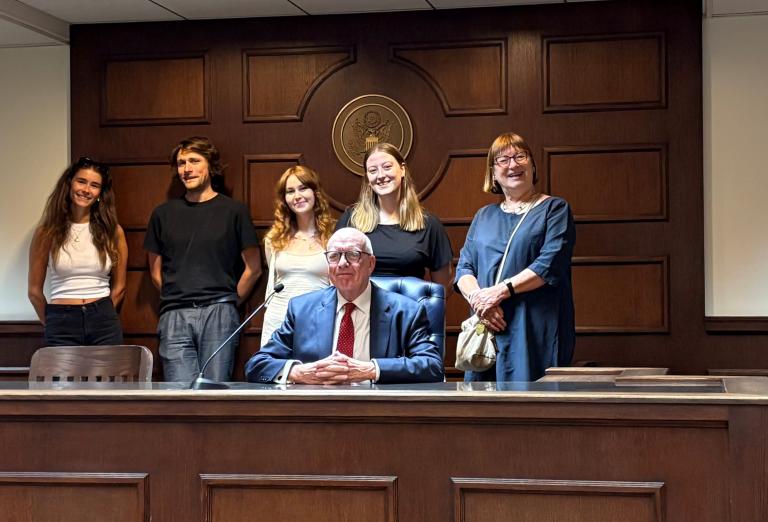 Lucy Shinn, Ben Savill, Carmen Walshe, Angelina Freeman, Christa Richmond and Master Andrew Hochhauser 