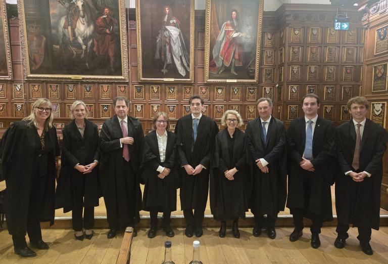 The finalists and judges