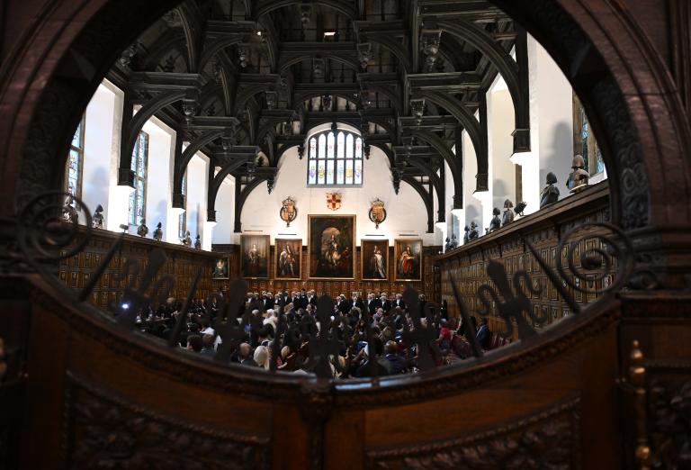 View from top of Hall