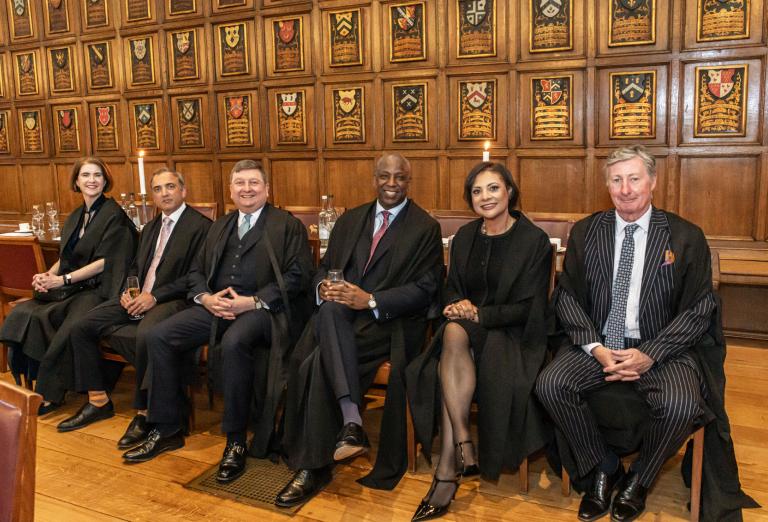 The six proud new Benchers